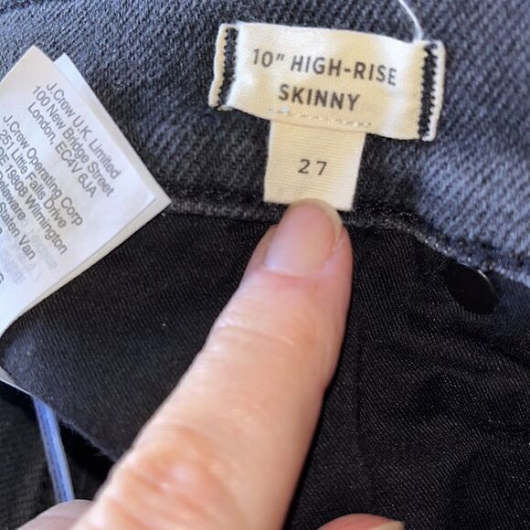 WOMEN’S MADEWELL 10” HIGH-RISE SKINNY JEANS SIZE 27 - Picture 7 of 9